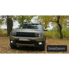 Решетка радиатора Барс на Renault Duster (Рено Дастер) с 2012 по 2020г. выпуска. Матовая