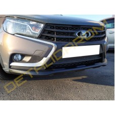 Накладка-юбка переднего бампера Лада Веста