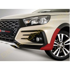 Накладки колесных арок Xmug 2.0 на Лада Веста кросс, SW кросс