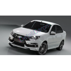 Сплиттер переднего бампера Лада Гранта FL