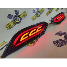 Диодные катафоты заднего бампера Веста NG