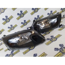 Фары Лада Гранта черная маска (аналог)