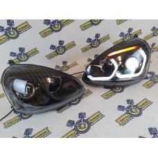 Фары Приора BI-LED линзы 2.5" ДХО