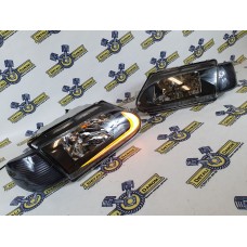 Фары тюнинг на Ваз 2114 в стиле Lexus затемненные