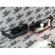 Тюнинг фары Лада Гранта FL в стиле Ауди Bi-линзы