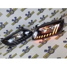 Тюнинг фары Лада Гранта в стиле Ауди