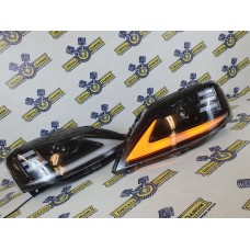 Тюнинг фары Ларгус BI-LED линза дхо