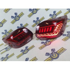Задние фонари Лада Гранта лифтбэк LED тюнинг RED