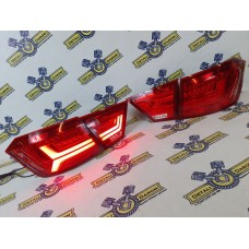 Задние красные тюнинг фонари Audi для Лада Веста