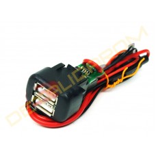 USB зарядка на 2 слота для ВАЗ 2108-2115, 2110-2112 с европанелью, Калина, Нива 4х4 21213, 21214, 2131, Шевроле Нива USB зарядка на 2 слота для ВАЗ 2108-2115, 2110-2112 с европанелью, Калина, Нива 4х4 21213, 21214, 2131, Шевроле Нива