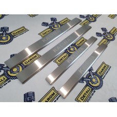 Накладки порогов Лада Калина (нержавейка)