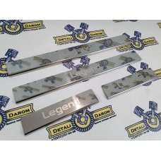 Накладки порогов нержавейка Нива Легенд 5D