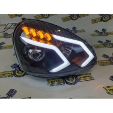 Фары Лада Приора Bi-LED линза Стиль AMG 