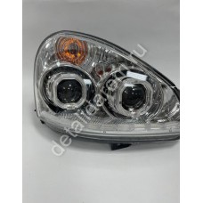 Фары Лада Приора 4 линзы квадратные глазки +дхо