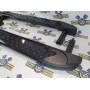 Пороги (БУМЕР) алюминиевые с резинкой для ВАЗ 2121-21214, URBAN  цвет черный глянец