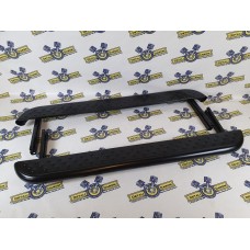 Пороги Нива 2121 металл (черный мат)