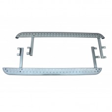 Пороги ТехноСфера Трофи с металлическим листом на Шевроле Нива после рестайлинга 2009 года