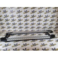 Пороги (Бумер) алюминиевые для Ваз 2131 (серые)