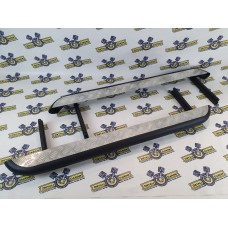 Пороги с алюминиевым листом D63 для ВАЗ 2121-21214, URBAN (2шт) (черный мат)