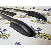 Рейлинги продольные с поперечинами алюминиевые на Ларгус