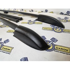 Рейлинги продольные с поперечинами алюминиевые на Ларгус