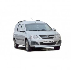 Защита переднего бампера ТехноСфера Труба d63 для Лада Ларгус