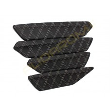 Вставки в двери Лада Гранта, Гранта FL, Калина-2, Datsun экокожа, ромб