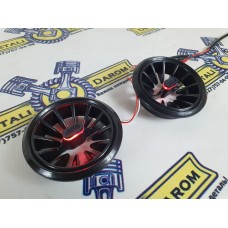 Дефлектор воздуховода (2 шт) в стиле AMG на Гранту, Калину 2, Датсун (красная подсветка) Дефлектор воздуховода (2 шт) в стиле AMG на Гранту, Калину 2, Датсун (красная подсветка)