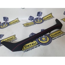 Молдинг консоли панели приборов Лада веста в коже Красная строчка