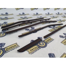 Молдинги салона для автомобиля Лада Веста оранжевая строчка