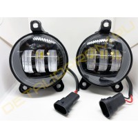 Диодные ПТФ Sal-Man 50W на Приора, Шевроле Нива