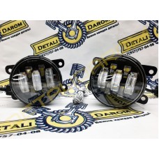LED ПТФ Sal-Man 7 линз (ближний свет 60W и дальний 50W) на Гранта FL, Веста, Иксрей, Нива Урбан, Рено
