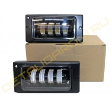 LED ПТФ Sal-Man 4 полосы 40 Вт на ВАЗ 2110-2112, 2113-2115, Шевроле Нива до 2009 г.в.