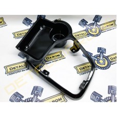 Рамка консоли КПП черная глянцевая для Лада Приора 2