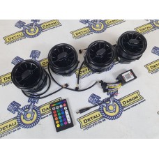 Сопла воздуховода Granta с RGB подсветкой (черный глянец) Сопла воздуховода Granta с RGB подсветкой (черный глянец)