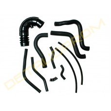 Патрубки двигателя каучук черный для Лада Приора