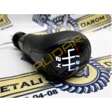 Ручка кпп в стиле Веста под кулису, черный лак