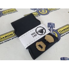 Оплетка на руль LADA Vesta X-ray черная нить