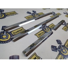 Накладки порогов Лада Нива Тревел (нержавейка)