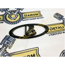 Шильдик Ладья старого образца, черный глянец для Лада Приора, Гранта, Калина 2