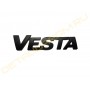 Шильдик Vesta черный лак на крышку багажника для Лада Веста