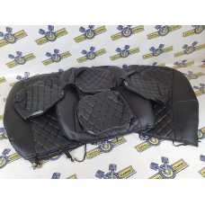 Авточехлы Нива Шевроле экокожа черный ромб