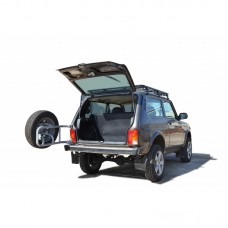 Кронштейн запасного колеса ТехноСфера с доводчиком на Лада Нива 4х4 21214, 2131