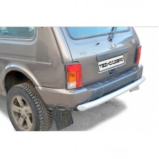 Защита заднего бампера ТехноСфера Труба нержавейка на Нива 4х4 Урбан