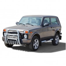 Дуга передняя ТехноСфера Верх с трубой d63.5 на Нива 4х4 Урбан