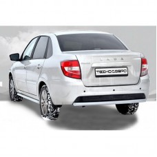 Защита заднего бампера ТехноСфера Труба на Гранта FL