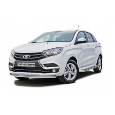 Защита порогов Нержавейка Техносфера с алюминиевым листом d51 на Иксрей