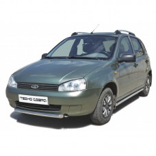 Защита переда ТехноСфера Труба d51 нержавейка на Калина