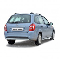 Защита заднего бампера ТехноСфера Труба d51 на Калина 2 универсал