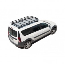 Багажник Техносфера Трофи с сеткой (на рейлинги) на Ларгус